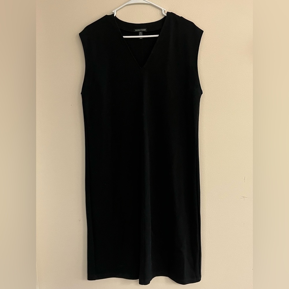Eileen Fisher black dresss